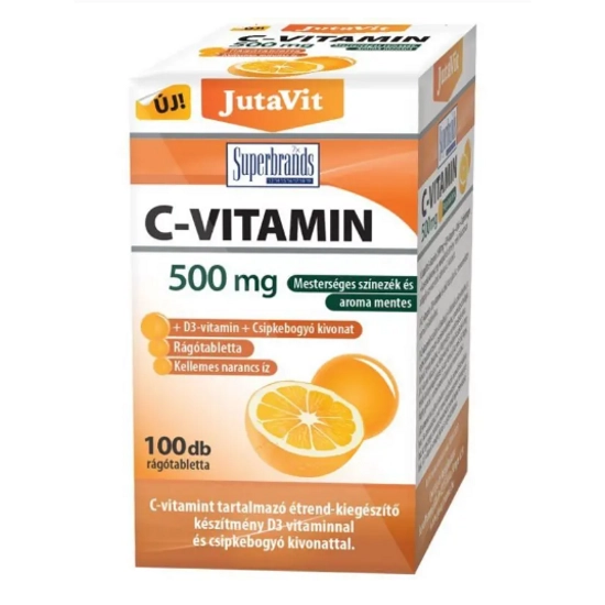 Jutavit C-vitamin 500Mg rágótabletta, 100 db
