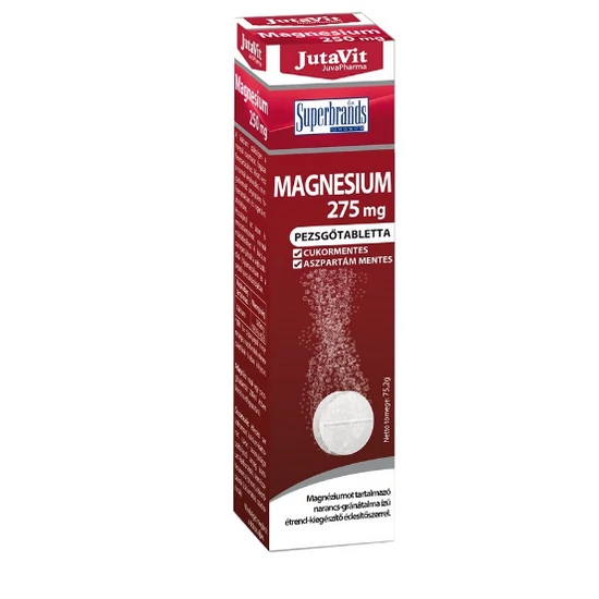 Jutavit magnézium 275 mg pezsgőtabletta, 16 db