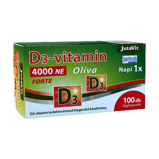Jutavit d3-vitamin 4000 NE forte olíva 100 db