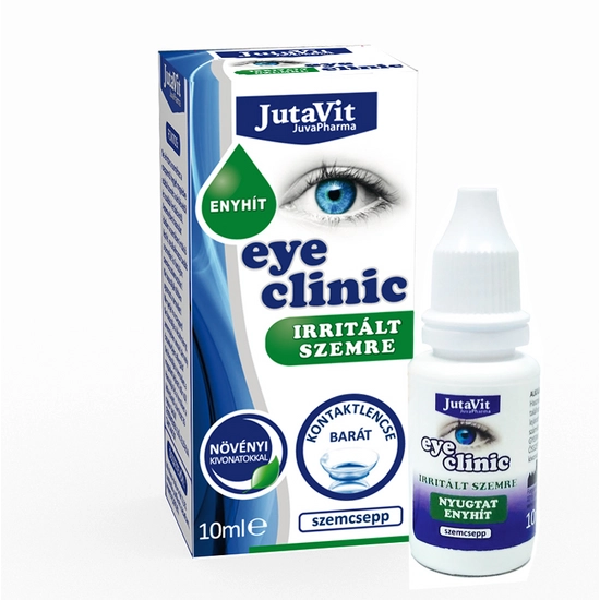 Jutavit eyeclinic szemcsepp irritált szemre, 10 ml