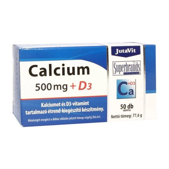 JutaVit Calcium 500 mg tabletta, 50 db
