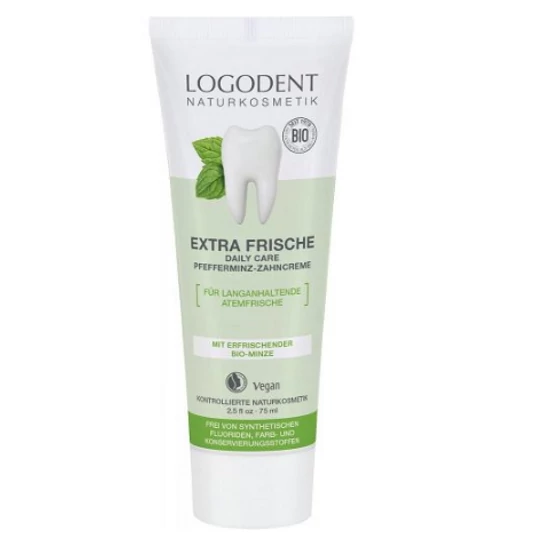 Logodent bio extra fresh daily care fogkrém borsmenta, 75 ml