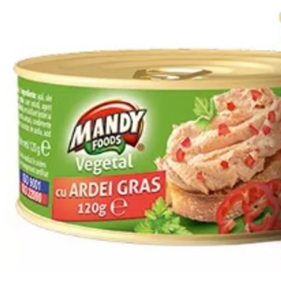 Mandy növényi pástétom, 120 g - paprikás