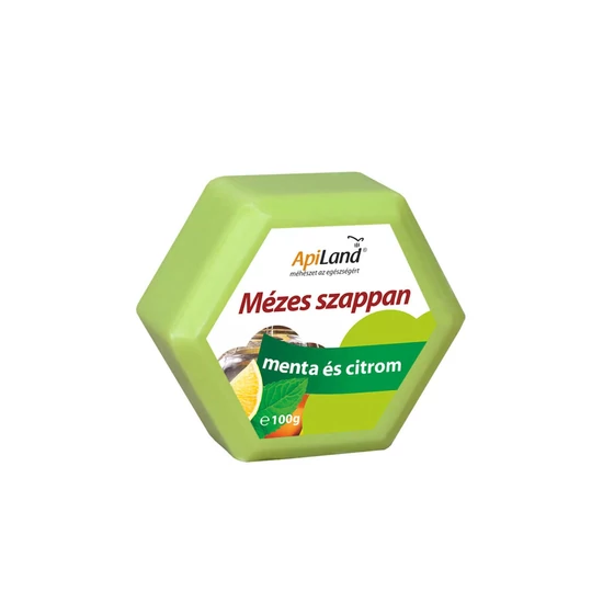 Apiland méz menta és citrom szappan, 100 g