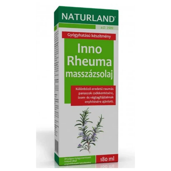 Naturland Inno Rheuma masszázsolaj, 180 ml