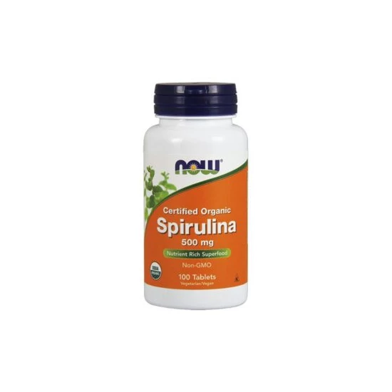 Now Spirulina alga tabletta, 100 db