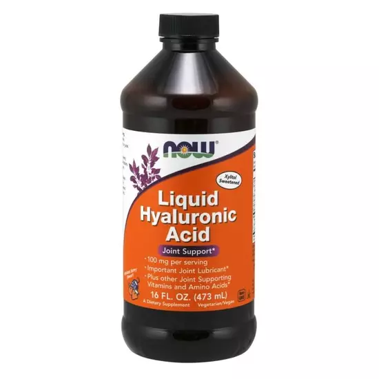 Now Liquid Hyaluronic Acid szirup, 473 ml