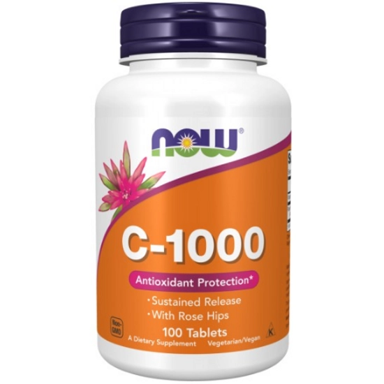 Now vitamin C-1000 mg + csipkebogyó tabletta, 100 db