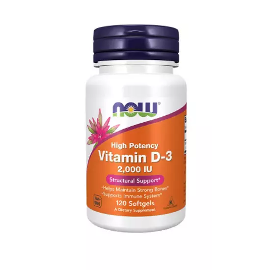 Now D3 vitamin 2000 IU, 120 kapszula
