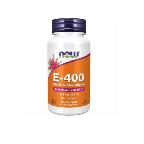 Now e-vitamin 400ne természetes kevert tokoferolokkal lágy kapszula, 100 db