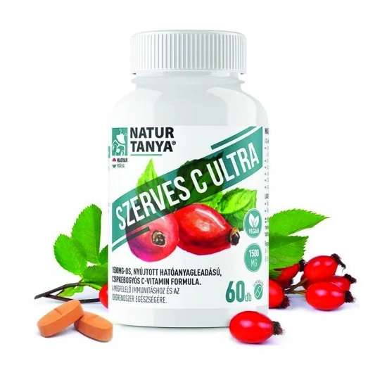 Natur Tanya® Szerves C Ultra 1500mg retard, 60 db