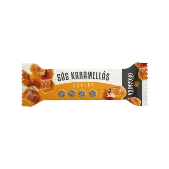 Organika sós karamellás szelet 30 g