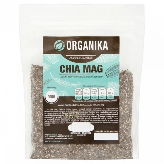 Organika Chia mag, 100 g