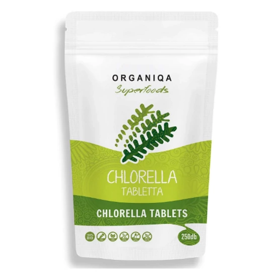 Organiqa Bio Chlorella tabletta 125 g, 250 db