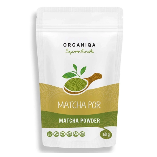 Organiqa Bio nyers Matcha por, 60 g