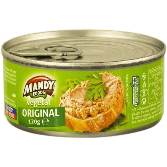 Mandy növényi pástétom, 120 g - natúr