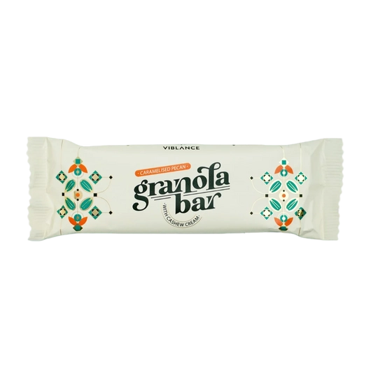 Viblance gluténmentes granola szelet karamellizált pekándió, 55 g