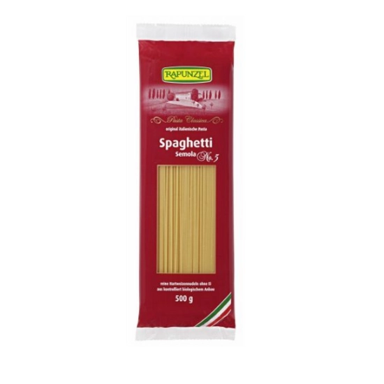 Rapunzel bio durumdarás fehér spagetti, 500 g