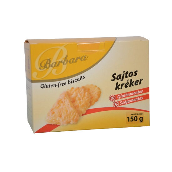 Barbara gluténmentes sajtos kréker 150 g