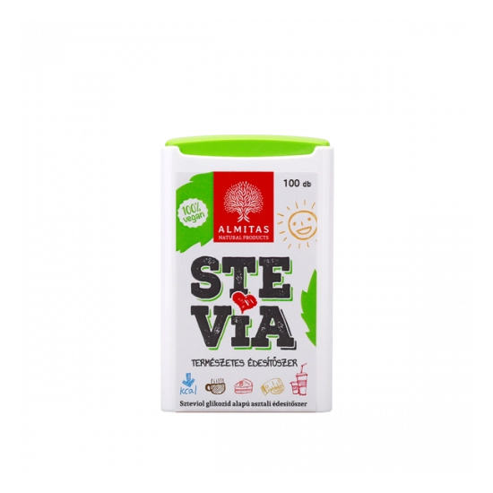 Almitas Stevia tabletta 100db 