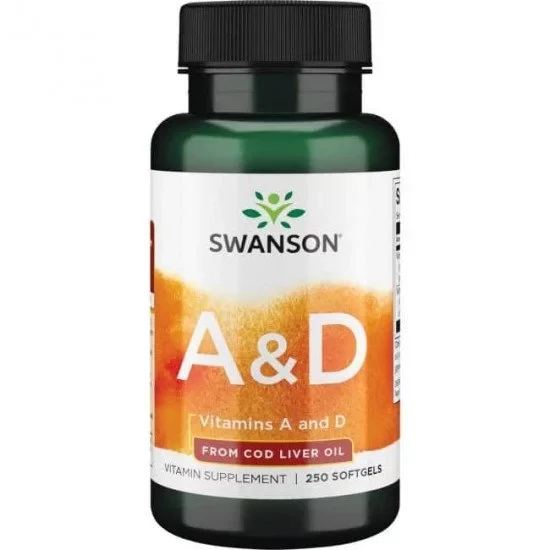 Swanson A-D vitamin kapszula, 250 db