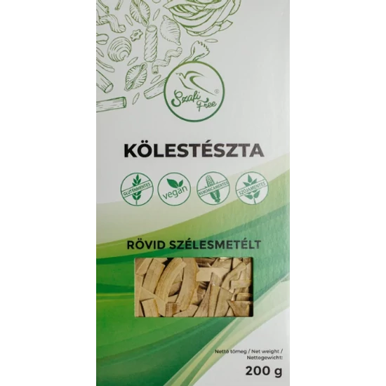 Szafi Free Kölestészta - Rövid szélesmetélt (gluténmentes, vegán) 200 g