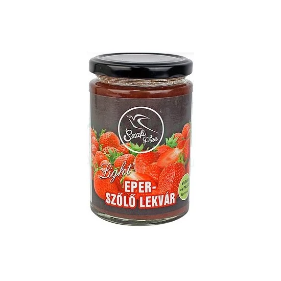 Szafi Free eper-szőlő lekvár, 350 g