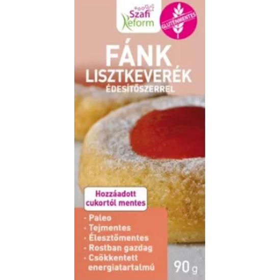 Szafi Reform Fánk lisztkeverék édesítőszerrel (gluténmentes), 90 g