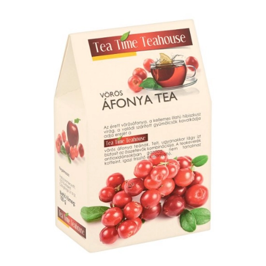 Tea time vörös áfonya tea, 100 g