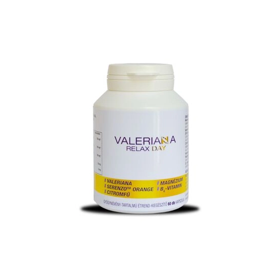 Valeriana relax day gyógynövénytartalmú kapszula, 60 db