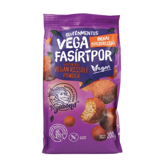 Vegabond vega fasírtpor gluténmentes indiai fűszerezésű 200 g