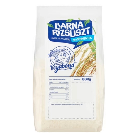 Vegabond Barna rizsliszt, 500 g