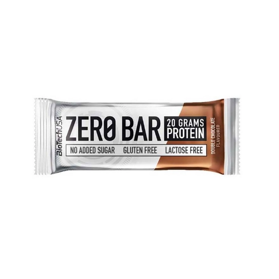 Zero Bar fehérje szelet - dupla csokoládé, 50 g