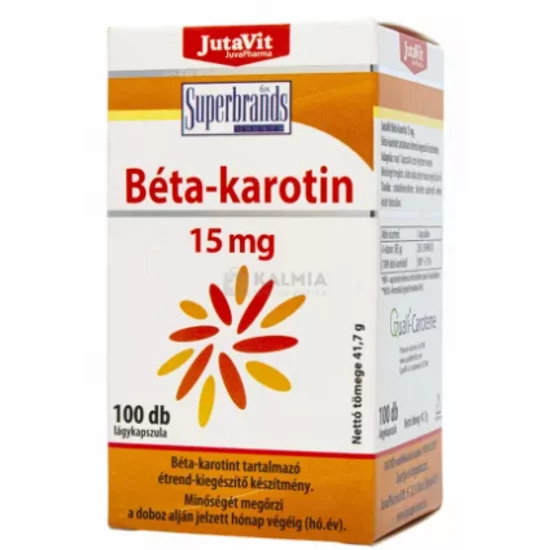 Jutavit Béta-Karotin 15mg 100 db