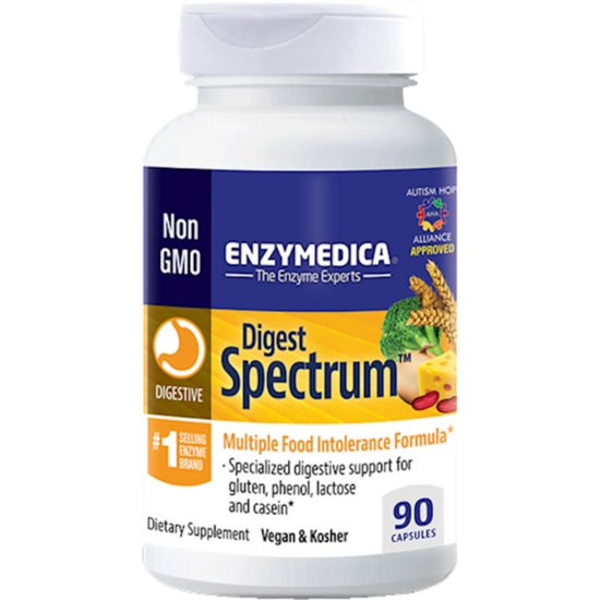 Enzymedica Digest Spectrum enzimkeverék kapszula ételintoleranciára, 90db