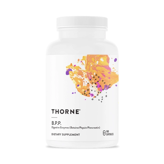 Thorne B.P.P. (Betaine/Pepsin/Pancreatin) emésztőenzim kapszula, 180 db