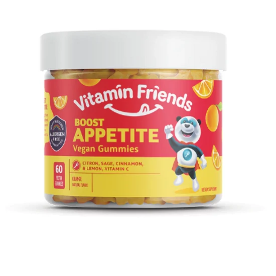 Vitamin Friends Boost Appetite Étvágyfokozó vegán gumivitamin, narancs ízű, 60 db