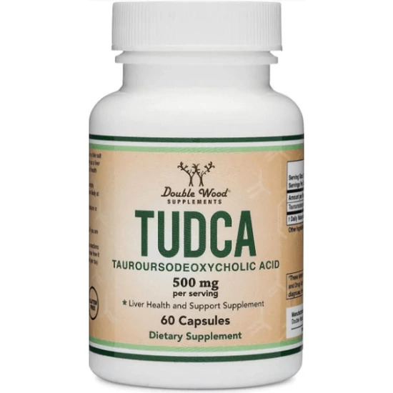 Double Wood Tudca Tauroursodeoxycholic sav 500mg 60db 