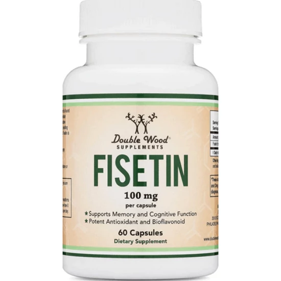 Double Wood Fisetin egészséges öregedés 100mg 60db 