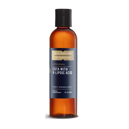 Quicksilver Scientific Liposzómás EDTA + R-liponsav, 120ml