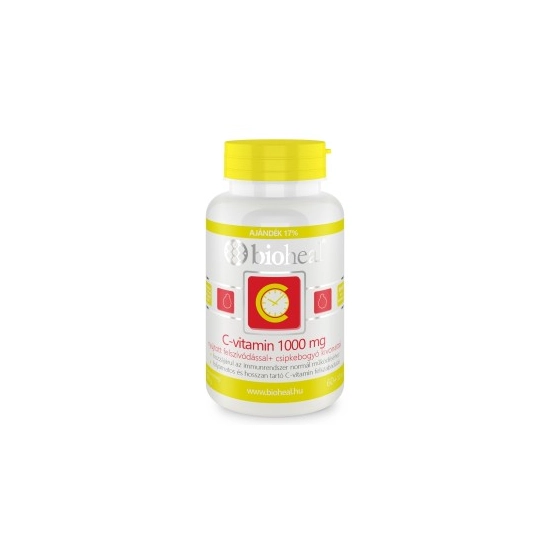 Bioheal Csipkebogyós C-vitamin 1000 mg nyújtott felszívódással, 70 db