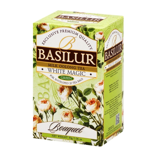 Basilur Bouquet White Magic zöld filteres oolong zöld tea, 20 filter  - 70154