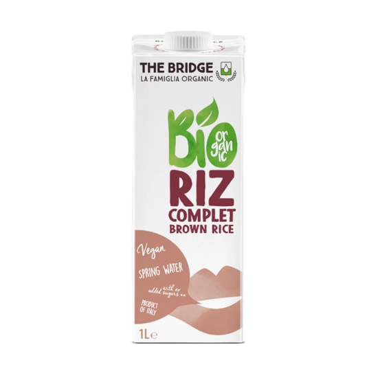 The Bridge Natúr barna rizsital bio, 1000 ml