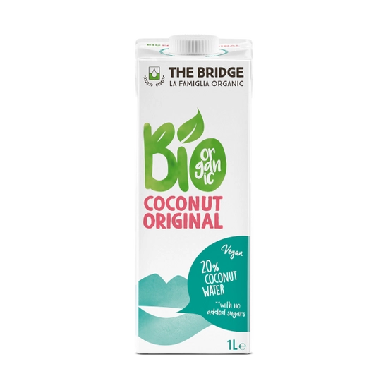 The Bridge Kókuszital 20% kókuszvíz + kókusztej bio, 1000 ml