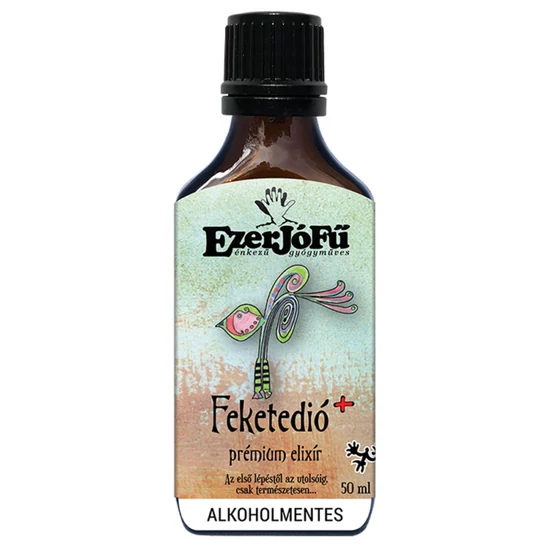 EzerJóFű Feketedió+ prémium elixír kivonat, 50 ml
