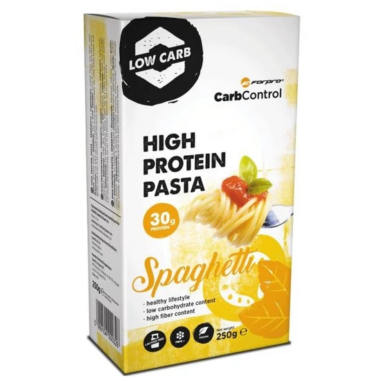 Forpro tészta spaghetti csökkentett szénhidrát, extra magas fehérje tartalommal 250 g