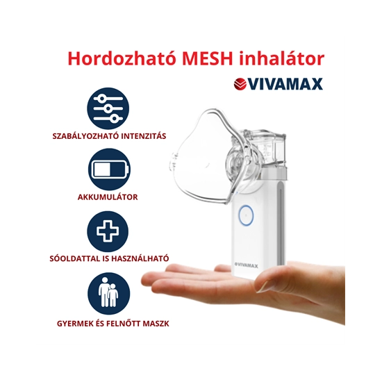 Vivamax Hordozható MESH inhalátor GYV23