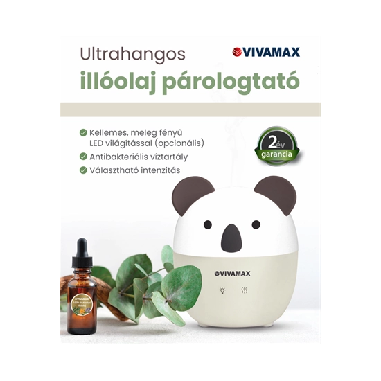 Vivamax Ultrahangos illóolaj párologtató (Koala)
