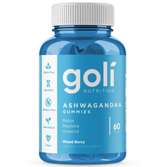 Goli Nutrition Ashwagandha gumivitamin, vegyes gyümölcs, 60db