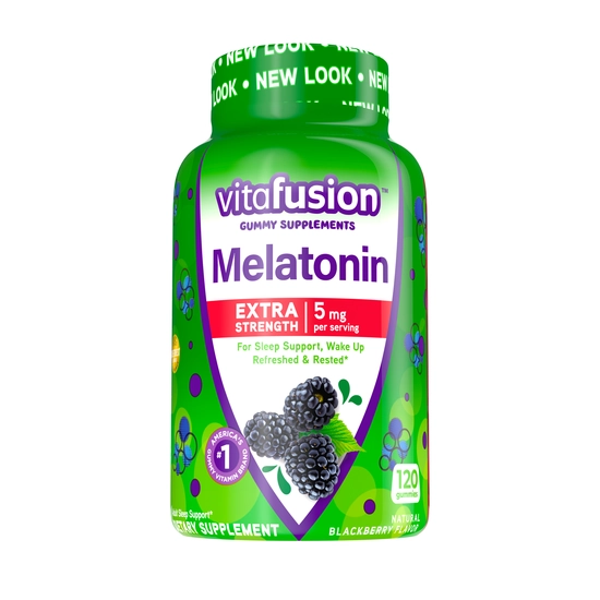 Vitafusion Extra erős melatonin gumivitamin 5mg, áfonya, 120db